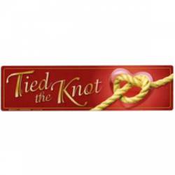 Tied The Knot - Bumper Magnet