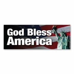 God Bless America & Statue Of Liberty - Magnet