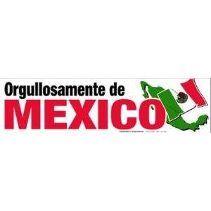 Proudly From Mexico Bumper Magnet