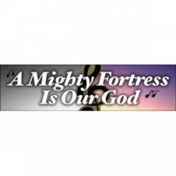 Mighty Fortress Hymn - Bumper Magnet