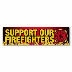 Support Our Firefighters - Bumper Magnet