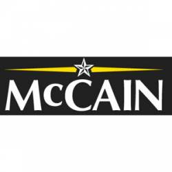 John McCain Black - Bumper Sticker