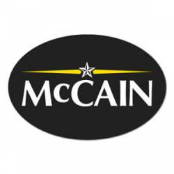 John McCain - Oval Sticker