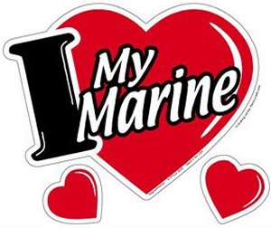I Love My Marine Magnet