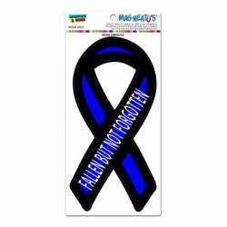 Thin Blue Line Fallen But Not Forgotten - Ribbon Magnet