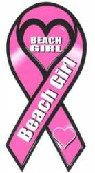 Beach Girl - Ribbon Magnet