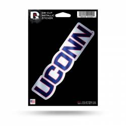 University Of Connecticut UCONN Huskies - Metallic Die Cut Vinyl Sticker
