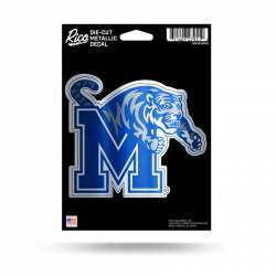 University Of Memphis Tigers - Metallic Die Cut Vinyl Sticker