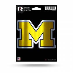 University Of Michigan Wolverines - Metallic Die Cut Vinyl Sticker
