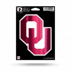 University Of Oklahoma Sooners - Metallic Die Cut Vinyl Sticker