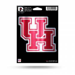 University Of Houston Cougars - Metallic Die Cut Vinyl Sticker