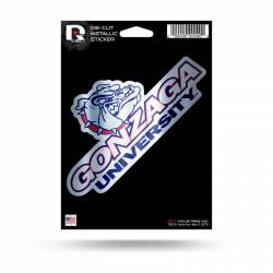 Gonzaga University Bulldogs - Metallic Die Cut Vinyl Sticker