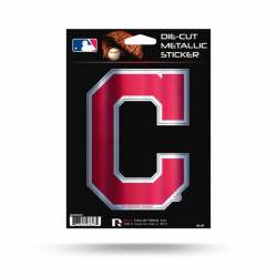 Cleveland Indians - Metallic Die Cut Vinyl Sticker