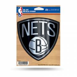 Brooklyn Nets - Metallic Die Cut Vinyl Sticker