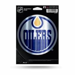Edmonton Oilers - Metallic Die Cut Vinyl Sticker