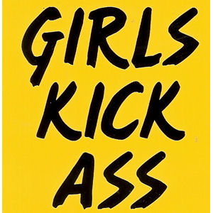 Girls Kick Ass Sticker At Sticker Shoppe
