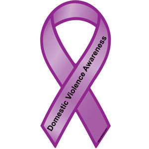 Domestic Violence Awareness Ribbon Magnet