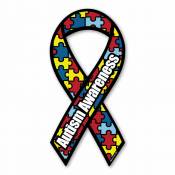 Autism Awareness - Ribbon Magnet