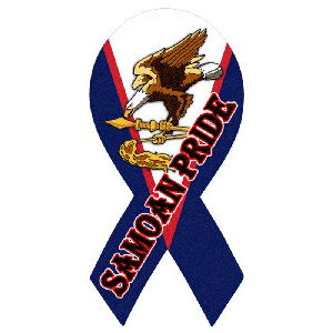 Samoan Pride - Ribbon Magnet