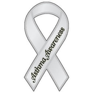 Asthma Awareness - Ribbon Magnet