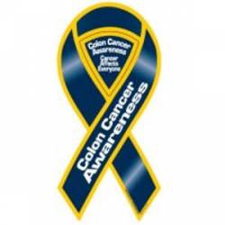 Colon Cancer Awareness - Ribbon Magnet