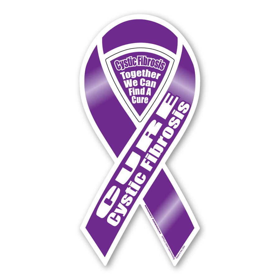 Cure Cystic Fibrosis Ribbon Magnet