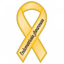 Endometriosis Awareness - Ribbon Magnet