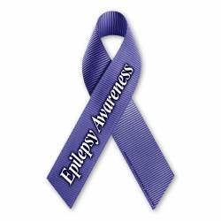 Epilepsy Awareness Purple - Ribbon Magnet
