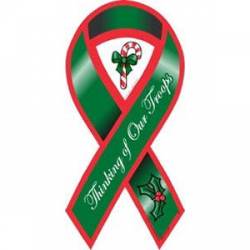 Thinking Of Our Troops - Ribbon Magnet