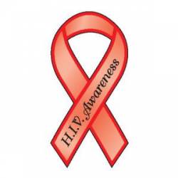 HIV Awareness - Ribbon Magnet