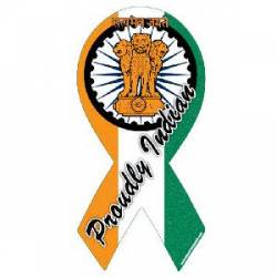 Proudly Indian - Ribbon Magnet