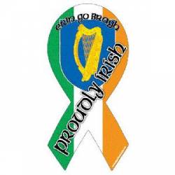 Proudly Irish Ireland - Ribbon Magnet