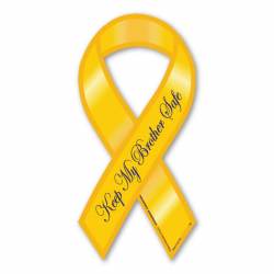 Keep My Brother Safe - Ribbon Magnet
