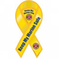 Keep My Marine Safe - Ribbon Magnet