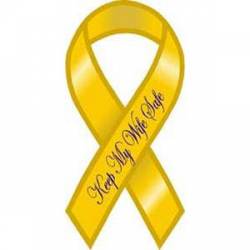 Keep My Wife Safe - Ribbon Magnet