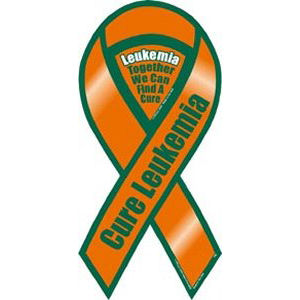 Cure Leukemia Ribbon Magnet