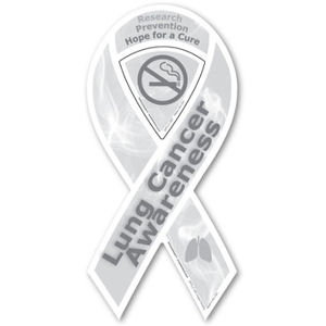Lung Cancer Awareness Ribbon Magnet