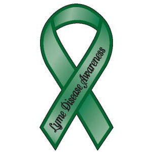 Lyme Disease Awareness Ribbon Magnet