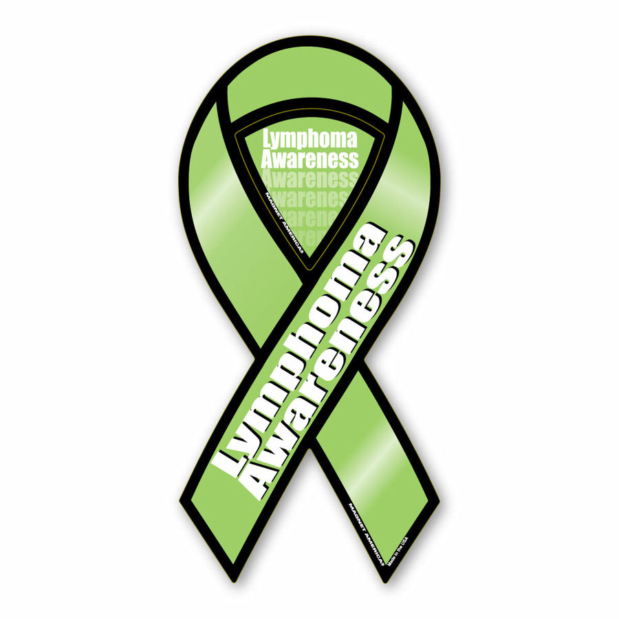 Lymphoma Awareness Ribbon Magnet