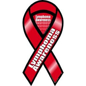 Lymphoma Awareness Ribbon Magnet