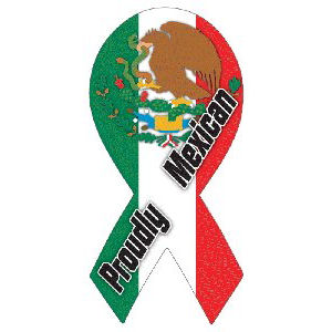 Proudly Mexican Ribbon Magnet