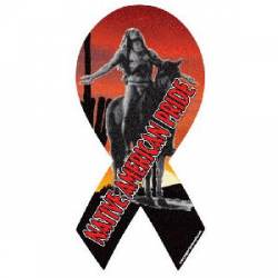 Native American Pride - Ribbon Magnet
