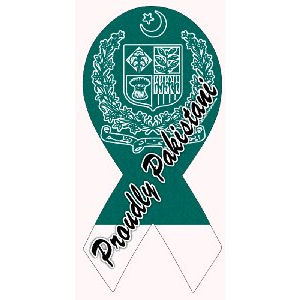 Proudly Pakistani Ribbon Magnet