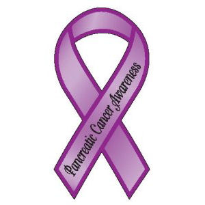 Pancreatic Cancer Awareness Ribbon Magnet