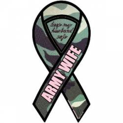United States Army Wife Green Camo - Ribbon Magnet