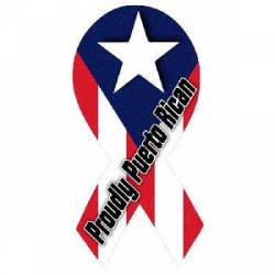 Proudly Puerto Rican - Ribbon Magnet