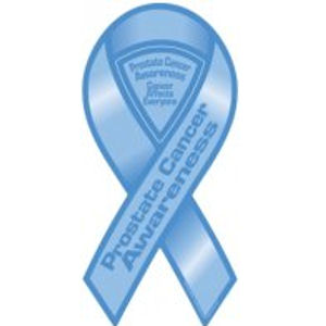 Prostate Cancer Awareness Ribbon Magnet