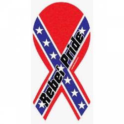 Confederate Flag Rebel Pride - Ribbon Magnet