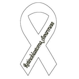 Retinoblastoma Awareness Ribbon Magnet