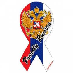 Proudly Russian - Ribbon Magnet
